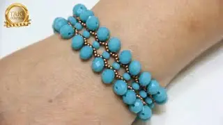 Jewelry Design-How to Make a Caucasian Bracelet-TUTORIAL-DIY