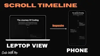 Stunning Scroll Timeline Animation Using CSS!