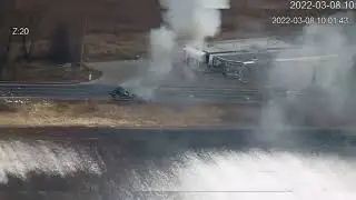 Начало уничтожения колоны российских танков 6 танкового полка