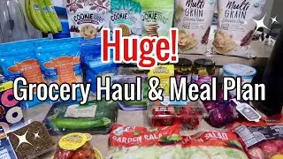 ✨NEW ✨ GROCERY HAUL & MEAL PLAN | SAMS | TARGET | WALMART | ALDI | IN WITH JEN