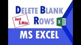 How to Remove Blank Rows in Excel