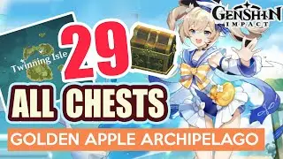 ALL CHESTS IN TWINNING ISLE GOLDEN APPLE ARCHIPELAGO COMPLETE GUIDE【 Genshin Impact 】