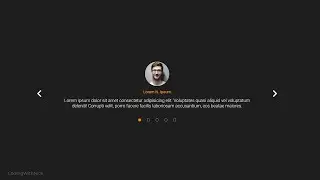 How To CreateTestimonial Slider Using HTML CSS JavaScript | Coding With Nick