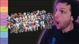 Anime Simp RANKS Every Genshin Impact Character Demo!
