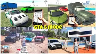 Gta 5 Mode Open in Indian bike driving 3d new update | indian bike driving 3d |All secret cheat code