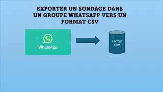 Extraire un sondage dans un groupe WhatsApp