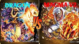🌋Magma V2🌋 VS 🐲Dragon🐲- Blox Fruits