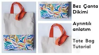 Kumaş Çanta Dikimi |  BEZ ÇANTA |TOTE BAG