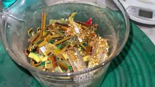Recycling of gold how to extract gold from gold plated computer parts