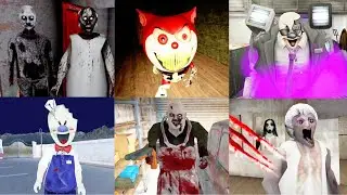 V+ Jumpscares #81 | Granny Revamp vs Doramon Hotel vs Ice Scream 8 vs Slendrina Asylum & More