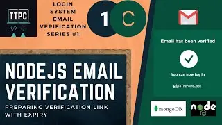 Email Verification In Node Js Part-C : Email Verification Link Expiry