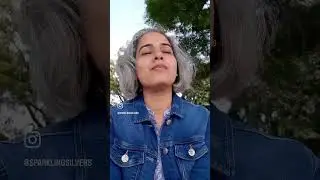 Perfectly seasoned, Salt and Pepper Hair! #greyhairtransition #greyhair