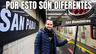 Metro de Santiago, LINEA 1 Estacion San Pablo o Los Dominicos ,cual es mas bonita? que hay al salir?