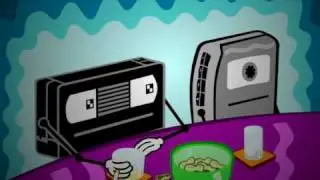 La cinta VHS en el menú del DVD