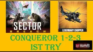War Commander- SECTOR BREACH CONQUEROR 1-2-3/ IST TRY