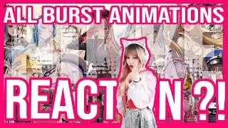 Nikke Goddess of Victory All Burst Animations Reaction English