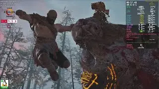 God of War (1080p) - Athlon 3000G and RX 550 4GB on Linux