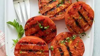 recipe of GRILL TOMATO 🍅/bychefpankii #newrecipe #englishbreakfast #viralvideo (subscribe and like)