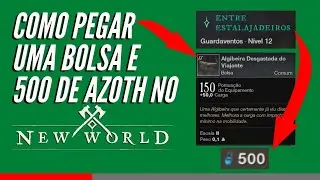 Como pegar uma bolsa e 500 de Azoth no New World - Quest nível 12 - Entre Estalajeiros #Tutorial