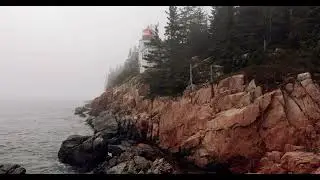 Lighthouse at ACADIA NATIONAL PARK 4K#shorts #viral #video #ytshorts