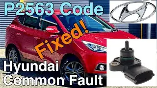 P2563 OBD2 Fault Code. Hyundai Diesel Engine- FIXED!! MAP Sensor. CEL, Limp Mode