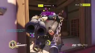 Overwatch :Origin Edition Playing as mercy in the map Hollywood and Hanamura