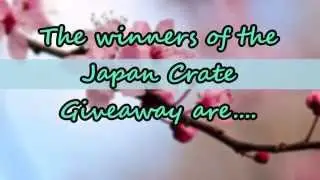 Japan Crate Winners Announced!