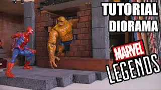 🔥Como Hacer Un DIORAMA MURO Para MARVEL LEGENDS TUTORIAL🔥| DIORAMARAMA
