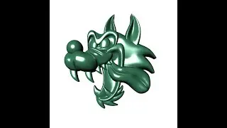 Tongue Big Bad Wolf Modeling in MatrixGold.
