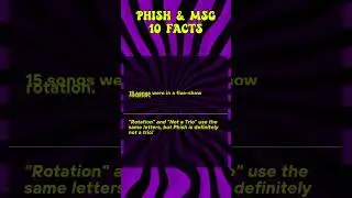 Phish & MSG 10 Facts, 79 Shows