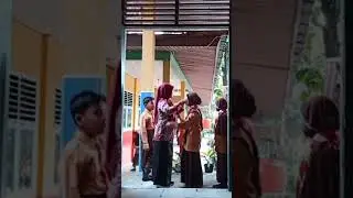 pembiasaan sebelum masuk kelas #sekolah #kelas #education