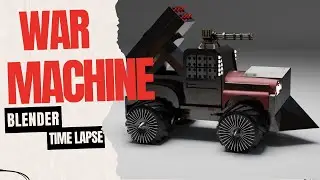 Monster Truck to War Machine: Blender Transformation