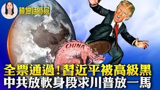 全票通過！習近平被高級黑；10萬億也不足以化債 市場失望；川普將對華再增關稅 中國工廠轉移東南亞；中共放軟身段求川普放一馬【 #曉坤話時局  】｜ #人民報
