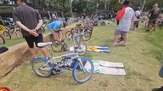 Old School BMX show n'shine Terrigal NSW Australia, October2025.                     Shayne McLaren 