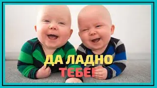 Как маленькие детки реагируют друг на друга) Как весело проводят время!