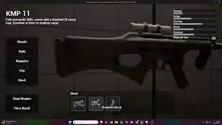 Unreal engine 5 Loadout Bench WIP