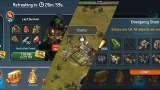 Dawn Of Zombies Emergency Stock ! Lagendary weapons or Lagendary gear ? Shop with real money !