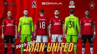 NEW KIT MANCHESTER UNITED 2023-2024 | PES 2021