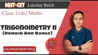 Trigonometry Class 11 {  MHT - CET  Previous Year Question }