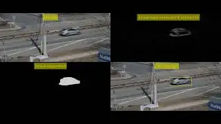 Car Detection | video | background subtraction | segmentation | region/morphology analysis | Matlab
