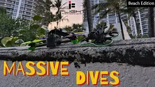 FPVs Take On The Beach (massive building dives)