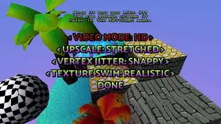 PlayStation 1-style graphics - video settings of Psilosybil