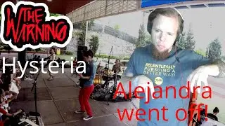 The Bass!  Shredder reacts to The Warning, Hysteria cover!