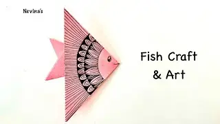 Fish crafting and Fish art #art #handicraft #youtubevideo #fish #papercrafting #diy #satisfy #how