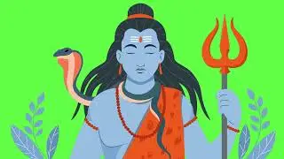 Animated Shiv Green Screen Video | Copyright Free