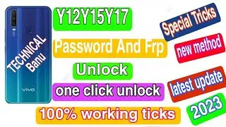 Vivo Y12  Y15 Y17 New Security // Unlock Tool // Umt Tool // Tfm Tool // Sp Flash Tool 👍