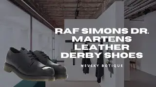 Raf Simons Dr. martens Leather Derby Shoes
