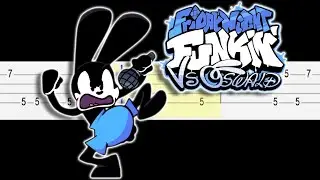 Friday Night Funkin' - V.S. Oswald [Rabbit's Luck](Easy Ukulele Tabs Tutorial)