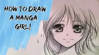 How to draw a Manga girl