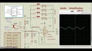 Proteus - IC LM741 OP AMP - OPerational AMPlifier Circuit